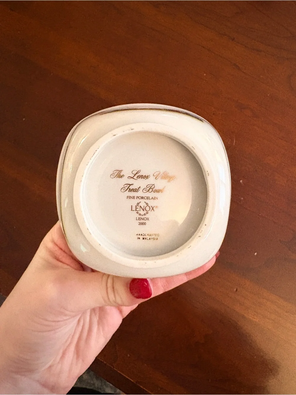 Lenox Village Fruit Bowl 2000 Porcelain